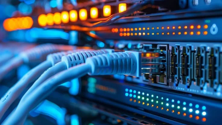 Câblage Ethernet sur des équipements réseau